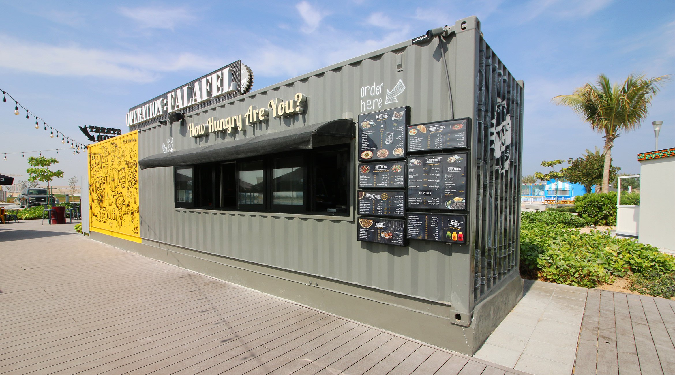 container retail shop by QUBES, Speed House Group UAE