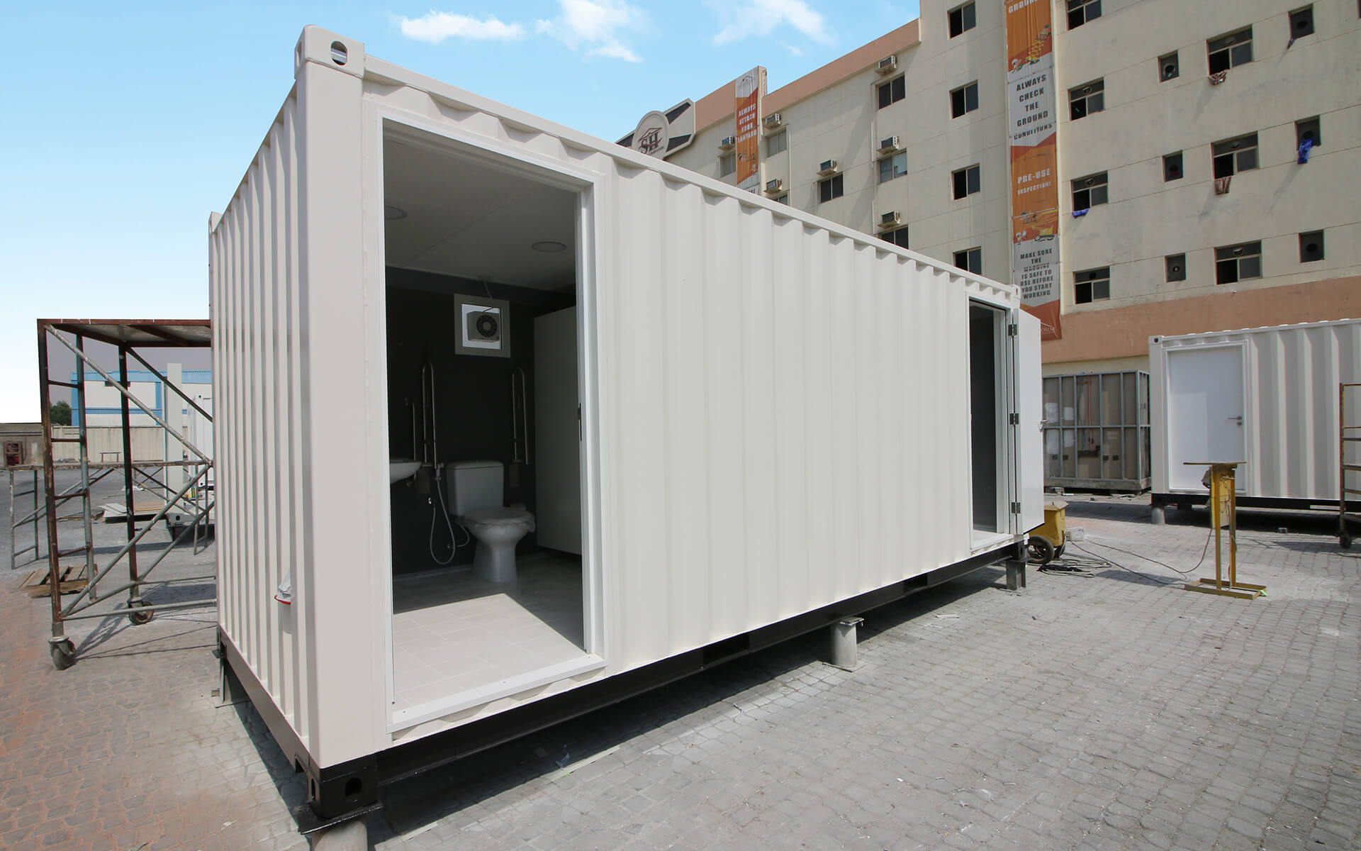 Container Toilet Unit By Qubes