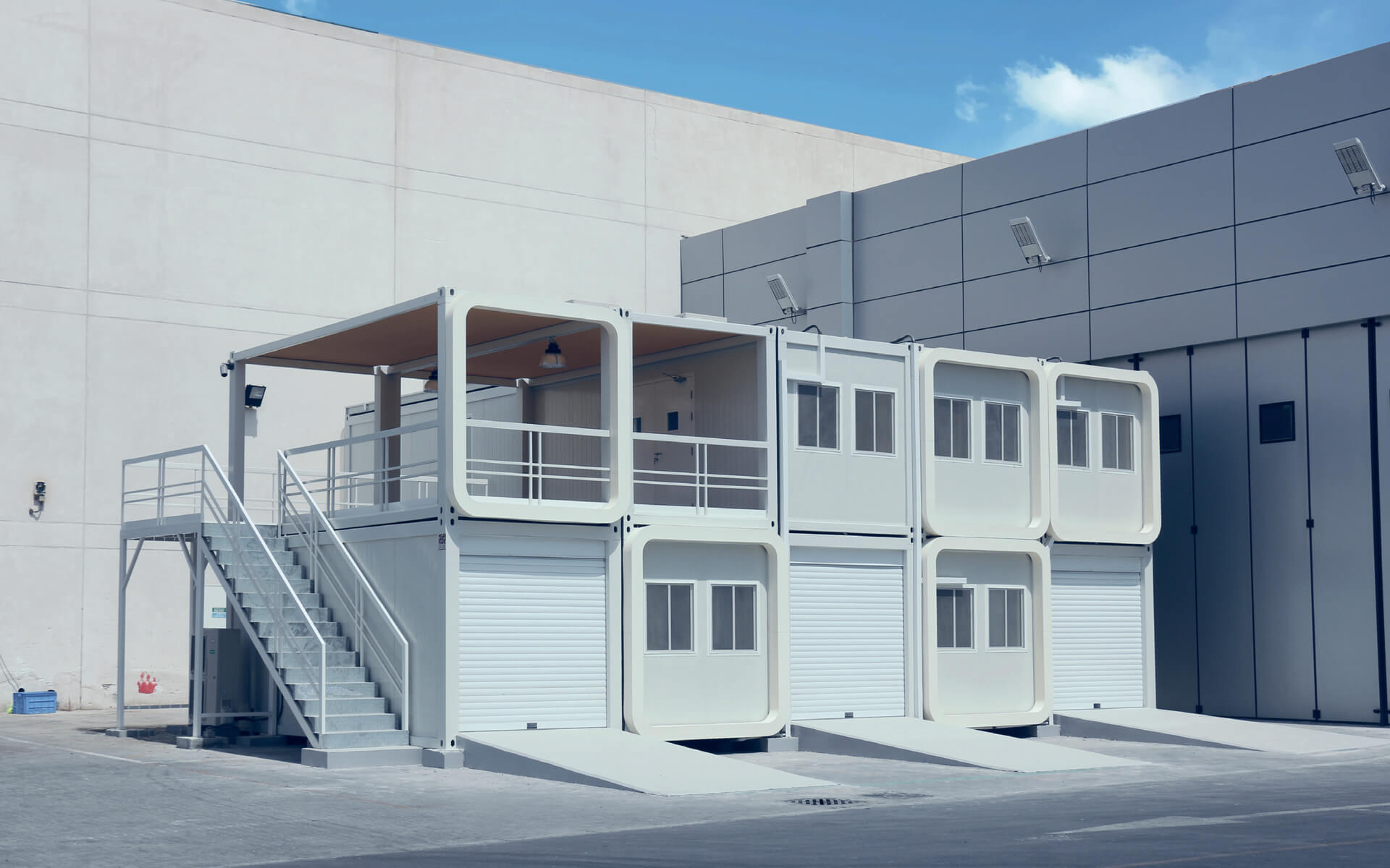 DWTC Storage Facility - Flat Pack Building By Qubes LLC