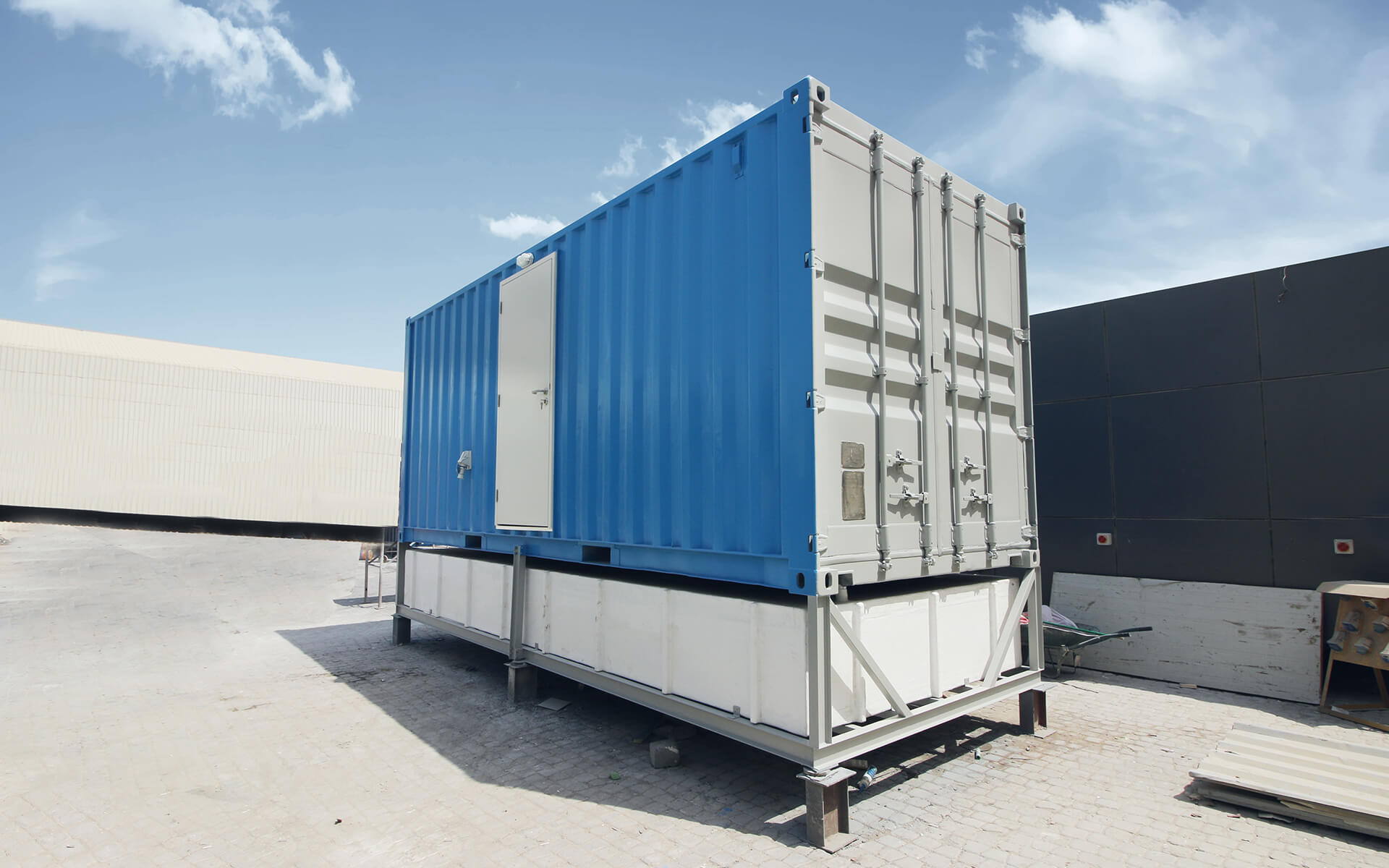 Portable Container Toilet Block by Qubes 